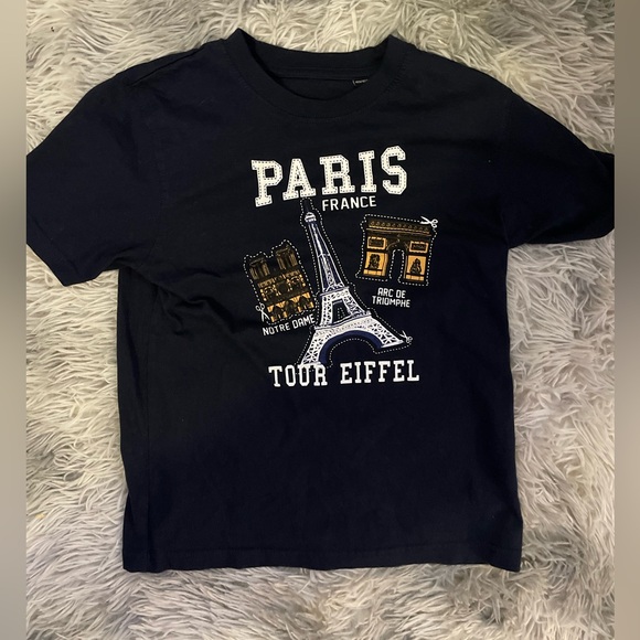 Boys Paris Souvenir Shirt. Size French 140 or boys size 10. - Picture 1 of 5